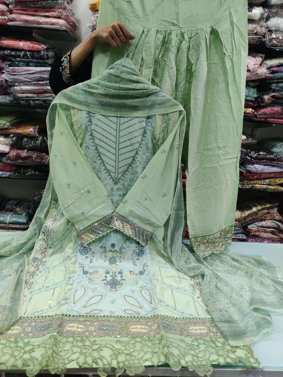 BIN SAEED LUXURY EMBROIDERED STITCHED LAWN 2025 BY BIN SAEED